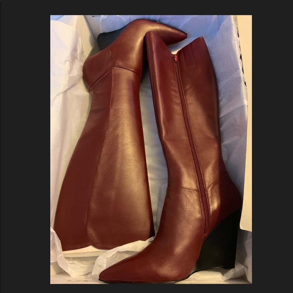 Nine West Varin Wedge Boots - Brand New in Box!